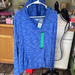 Kirkland Signature Blue Relaxed Fit Hoodie